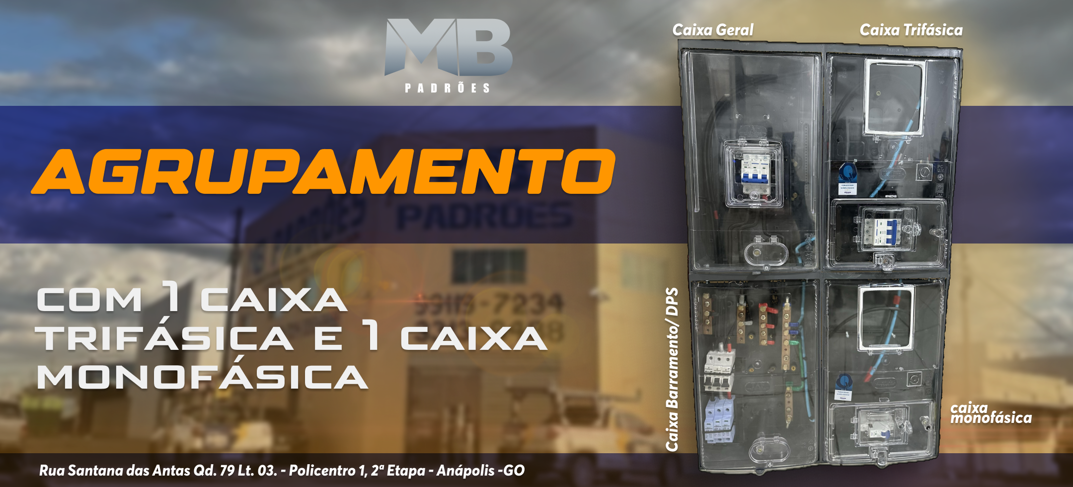 Imagem com Padrões Elétricos modelo Equatorial